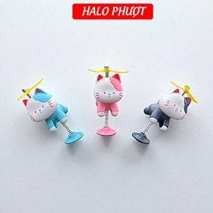 Mèo Lò Xo Trang Trí Nón Bảo Hiểm