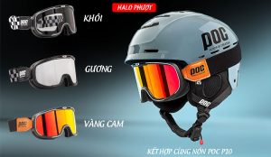 Kính Phi Công POC PG01 (kính Goggles gắn nón)