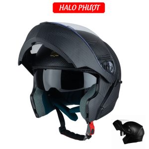NÓN BẢO HIỂM FULLFACE LẬT HÀM 2 KÍNH ROYAL M179
