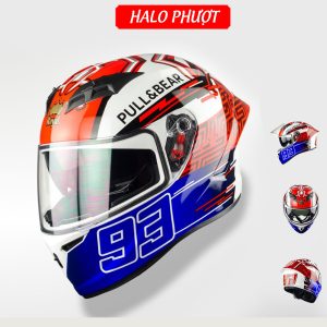 Nón Bảo Hiểm Fullface 2 kính Royal M266 tem 93