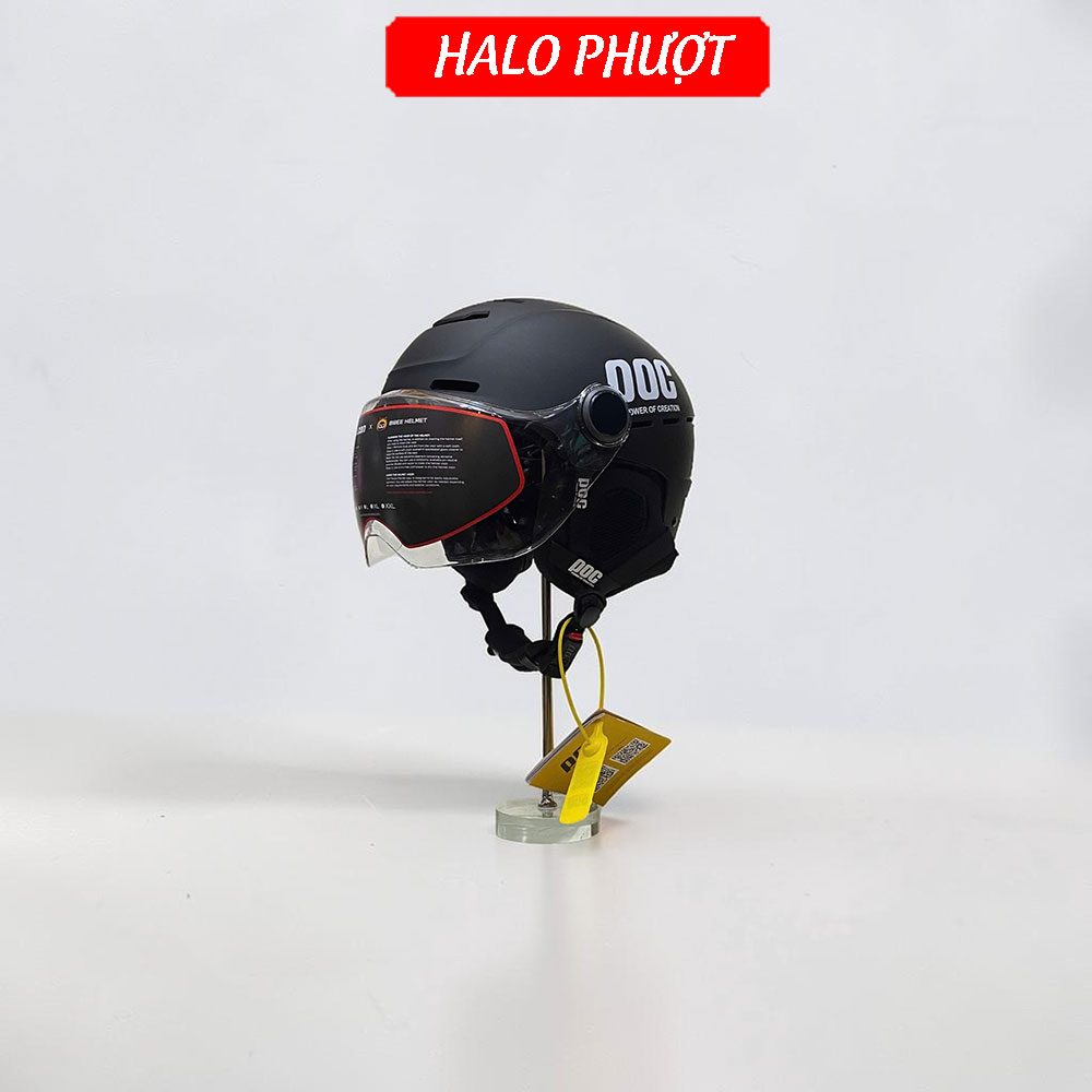 Nón POC P10 Kính Ngắn Chuẩn Xe Máy
